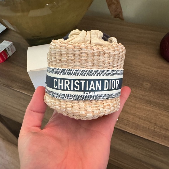 Christian Dior Woven Mini Bag with Drawstring - Picture 7 of 8